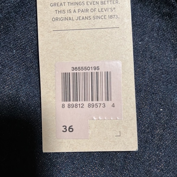 BRAND NEW! Men’s Levi’s 511 shorts. Size: Waist 36 - Picture 3 of 3